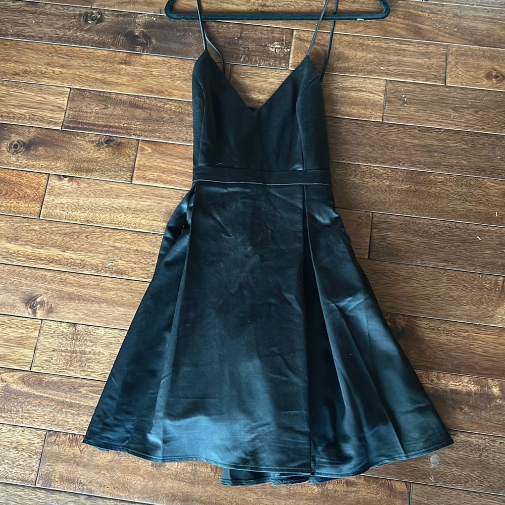 Be With You Black Skater Dress